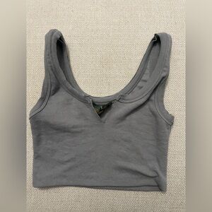 Gray Crop Top Signatures